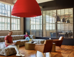 Office space at Industry City, courtesy of BerlinRosen